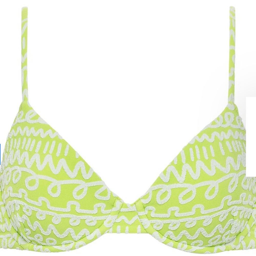 Montce Lime Icing Dainty Bikini Top